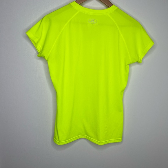Neon yellow Under Armour Tee - Picture 2 of 2